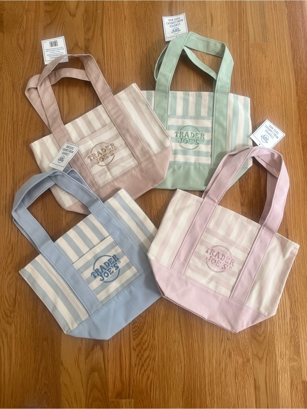 New Trader Joe’s Mini Tote Bag Lot